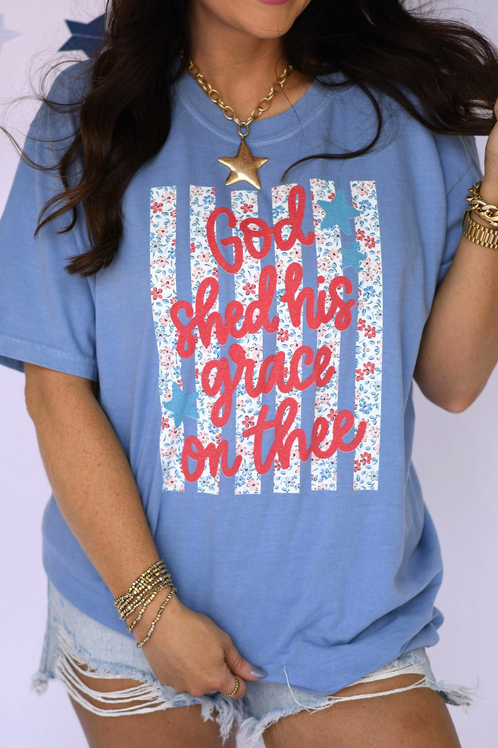 GOD SHED HIS GRACE ON THEE TEE