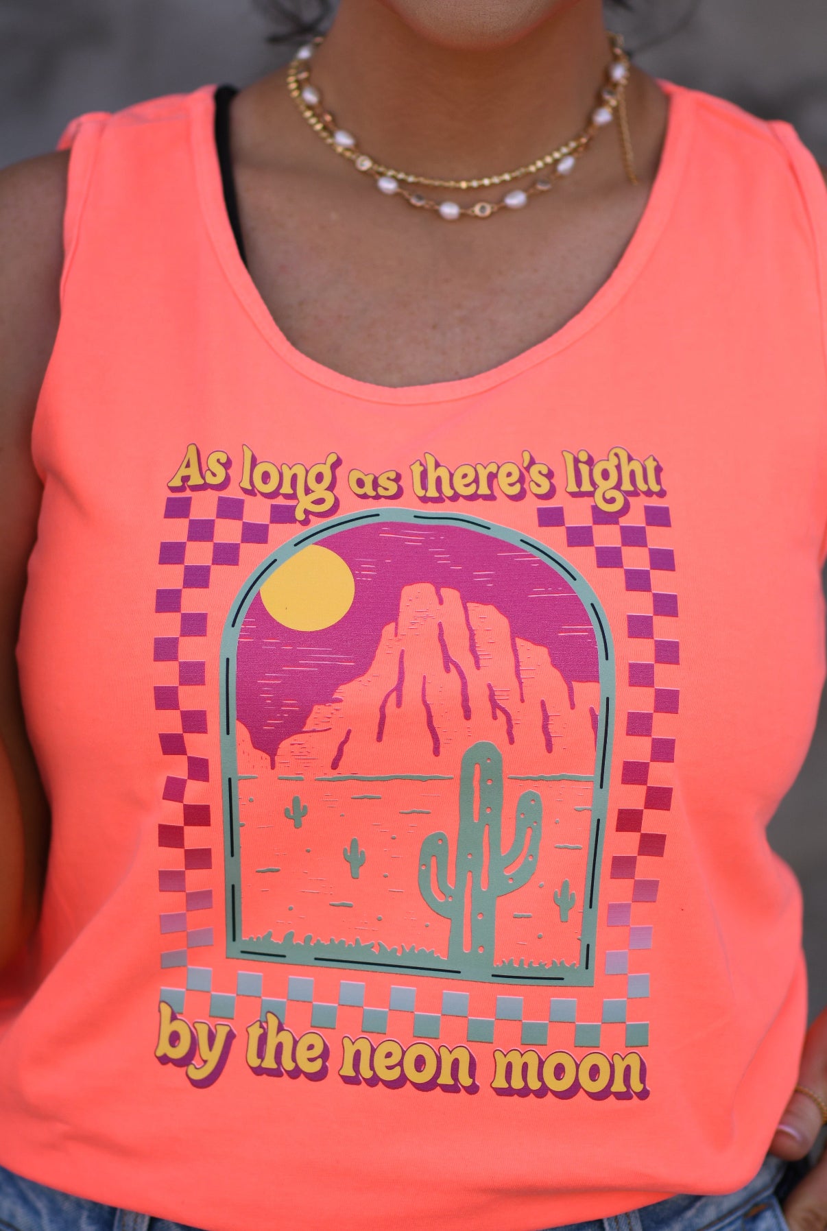 Neon Moon Tank/Tee