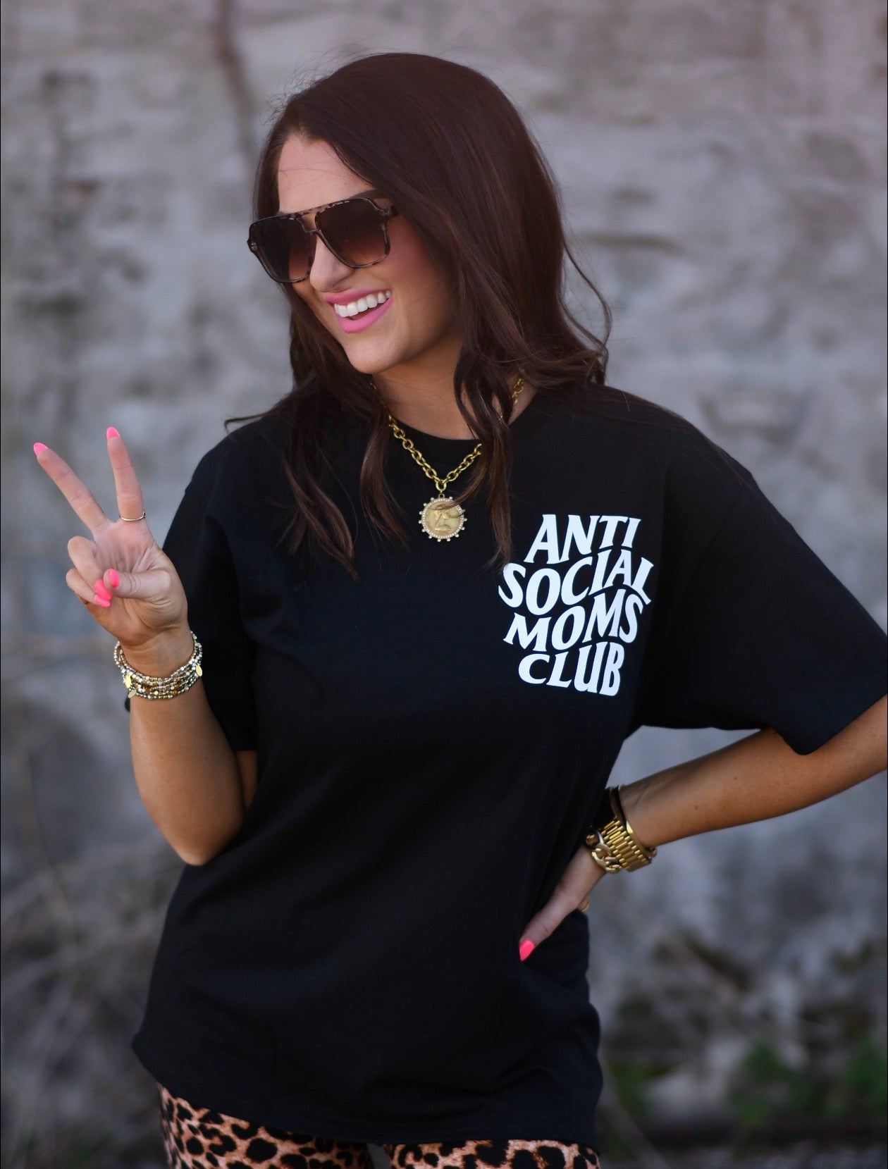 Anti Social Moms Club Tee