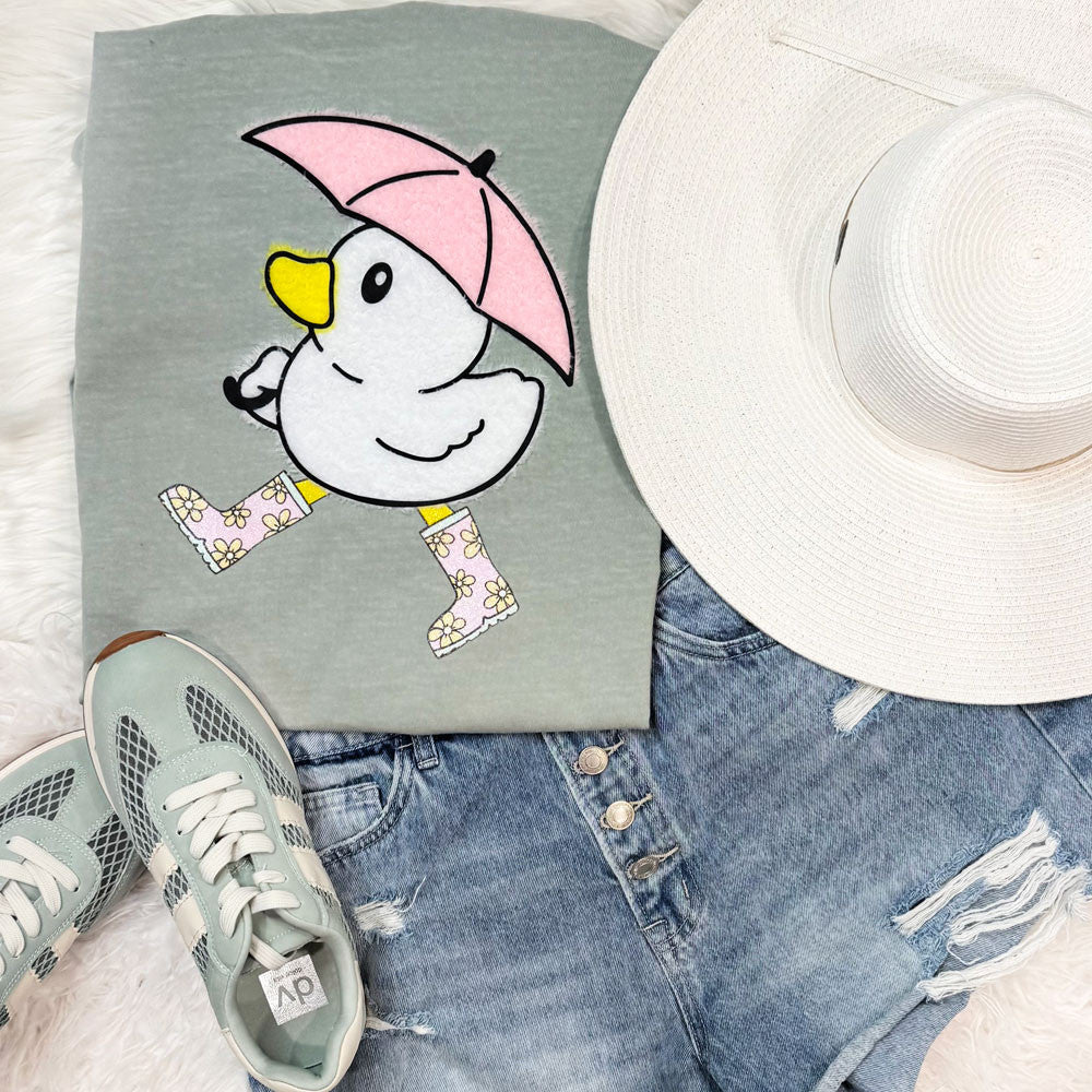 Spring Fluffy Duck Tee