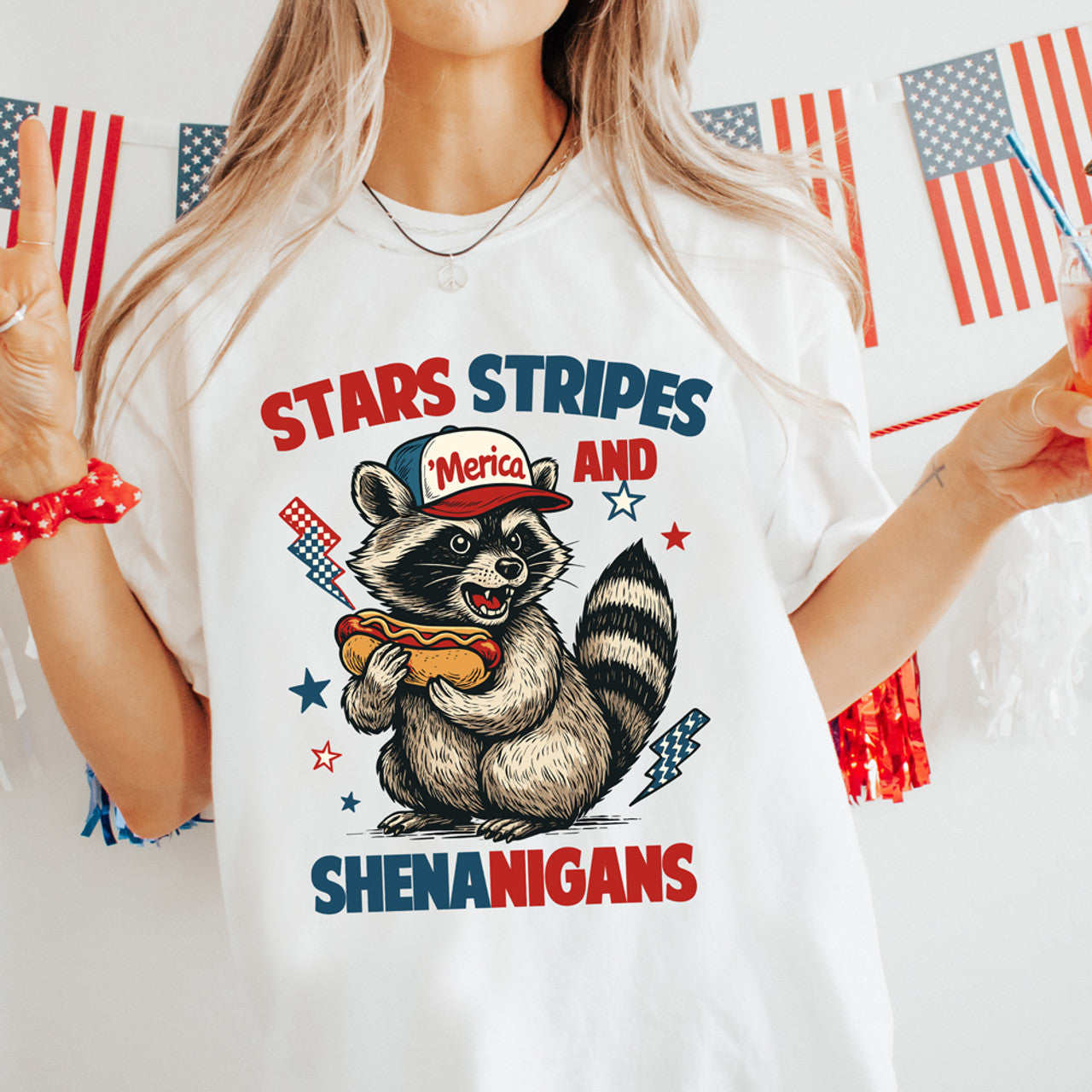 Stars Stripes And Shenanigans Tee