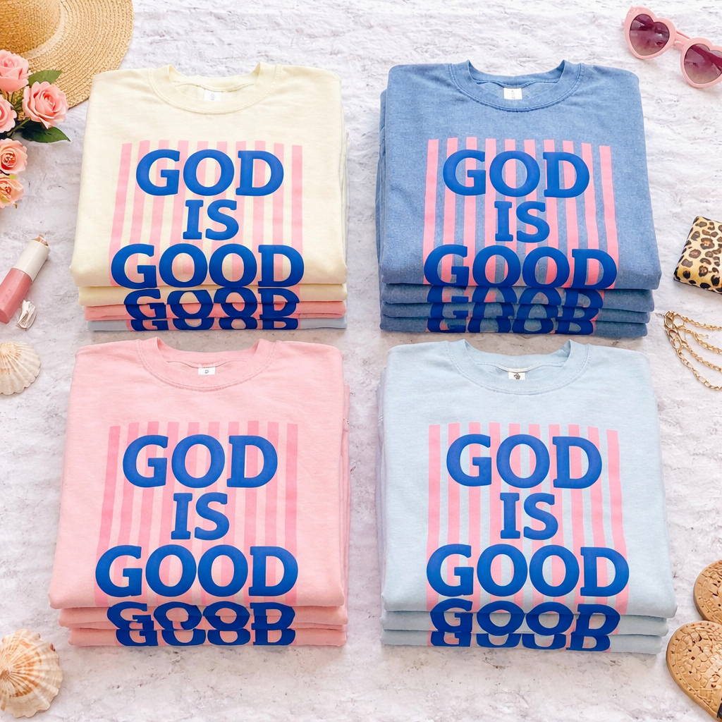 GOD IS GOOD Puff Tee