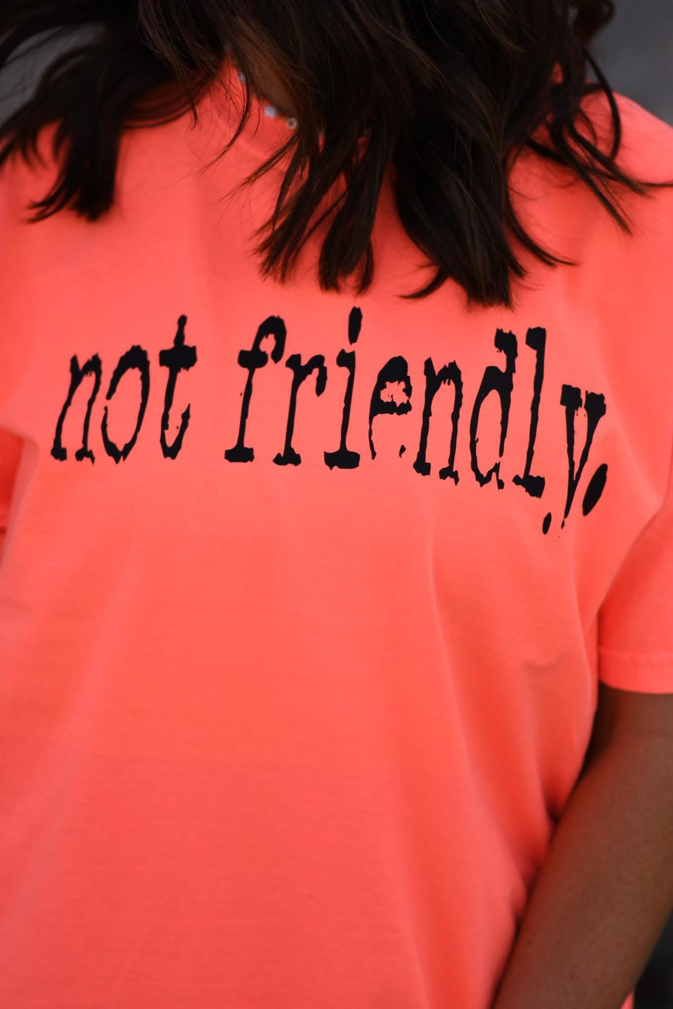 Neon Not Friendly Tee