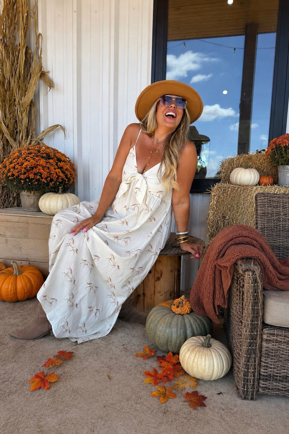 PREORDER- WESTERN CHARM MAXI DRESS