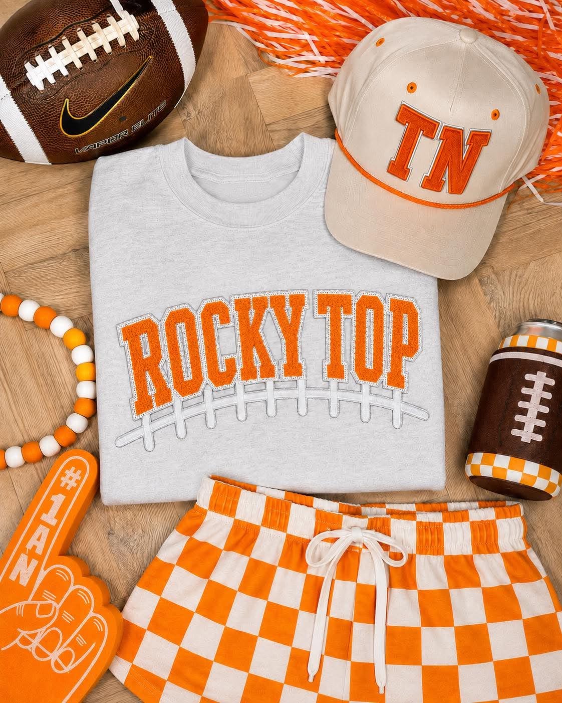 Rocky Top Football Laces Sweatshirt