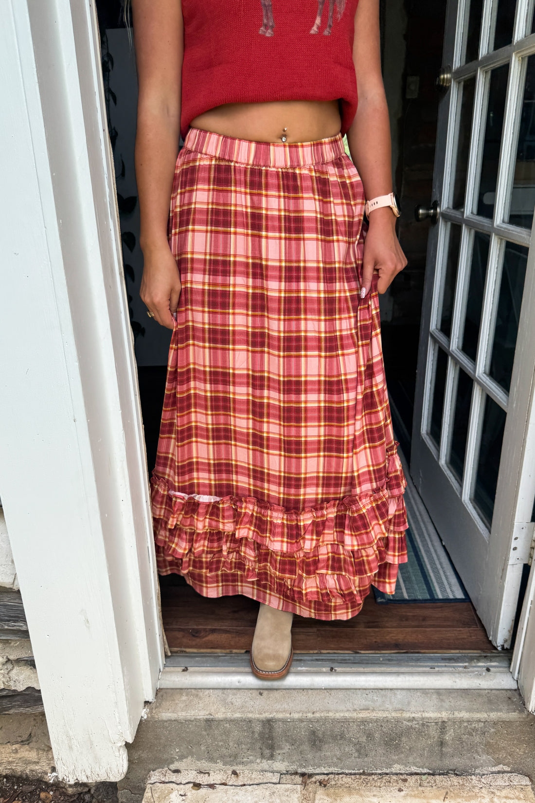 PREORDER- WANDER WEST MAXI SKIRT
