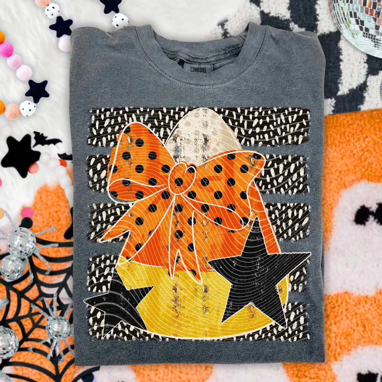 Candy Corn Bow Tee