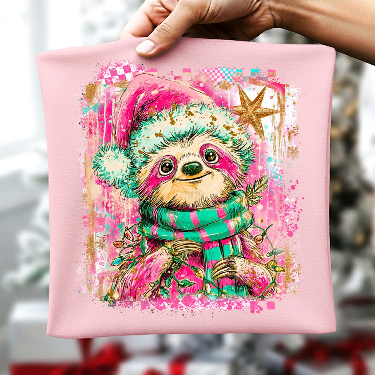 Preppy Winter Sloth Tee