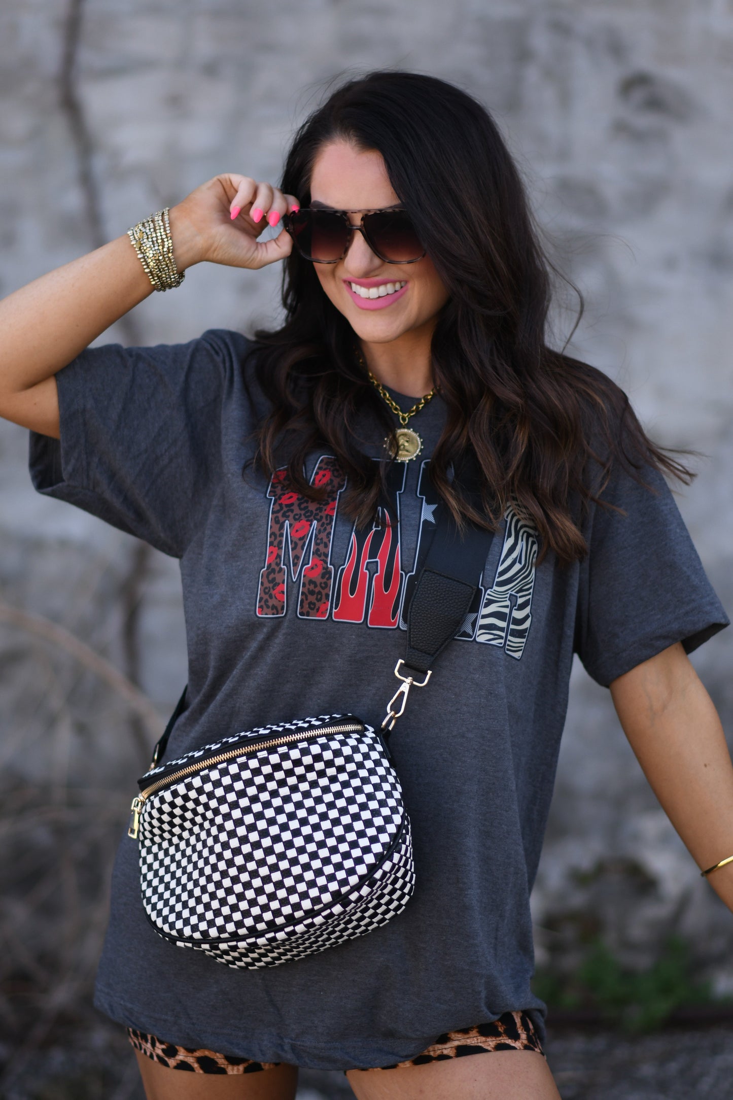 Woven Checkered Crossbody Bag *Pre Order* 22 Colors