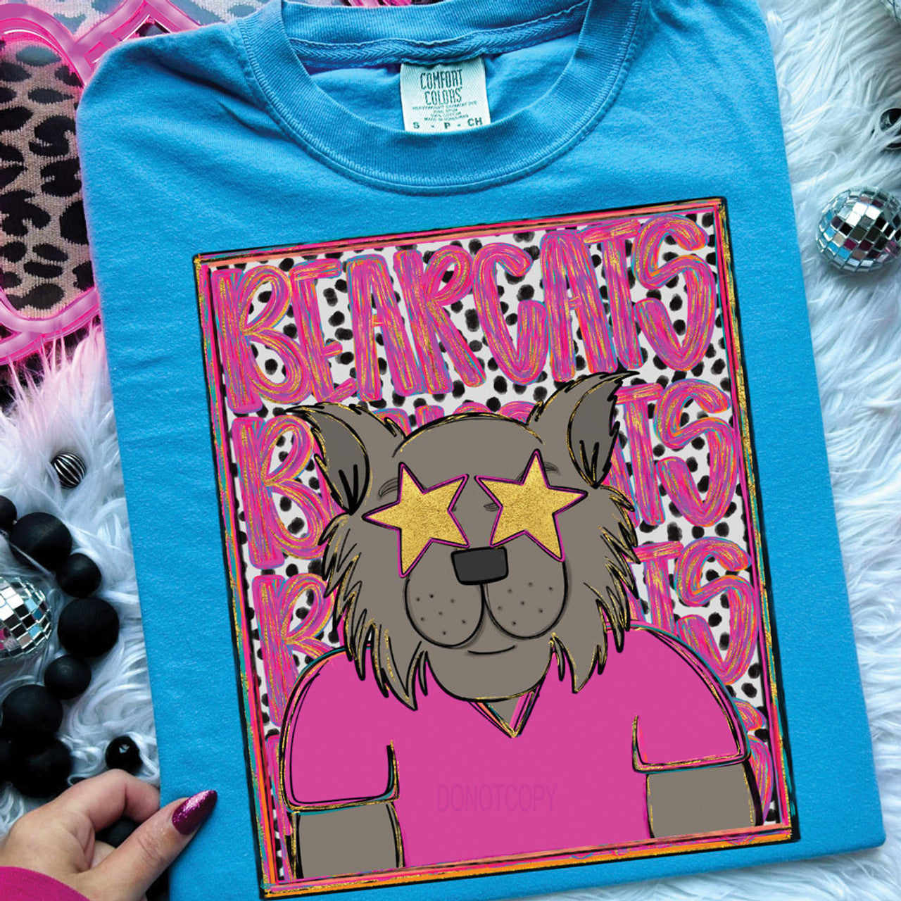 Bearcats Colorful Mascot Tee