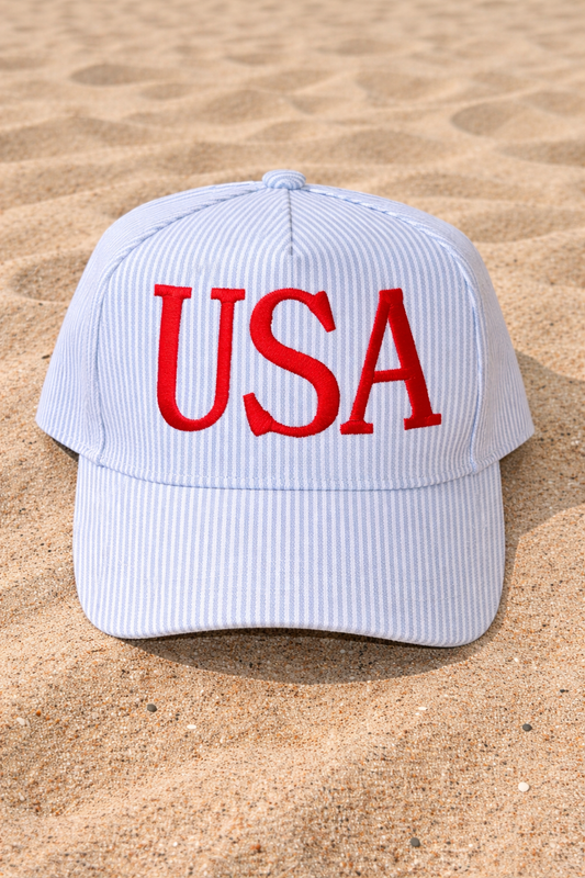 USA Blue Stripe Hat