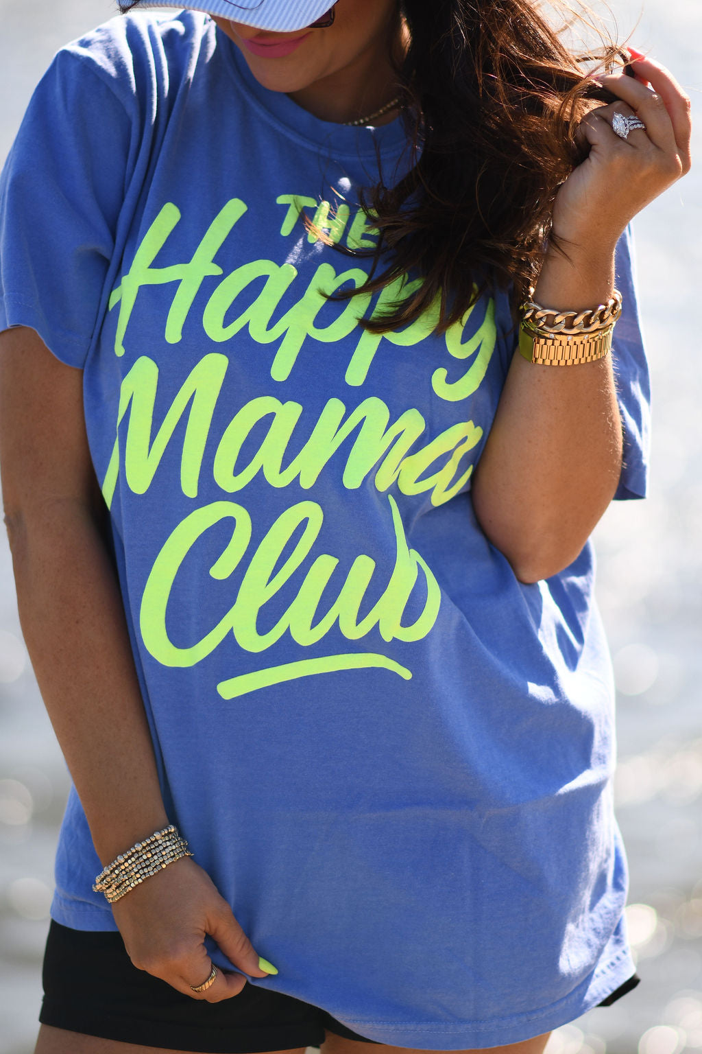 RTS The Happy Mama Club Neon Puff Tee