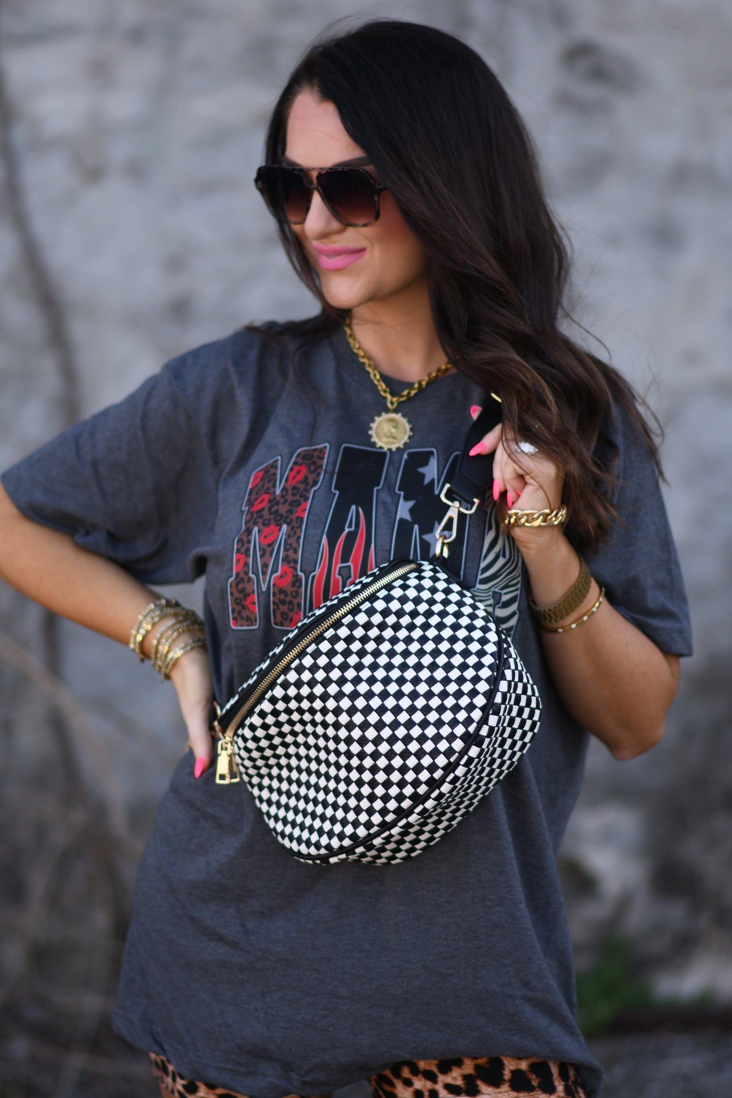 Woven Checkered Crossbody Bag *Pre Order* 22 Colors