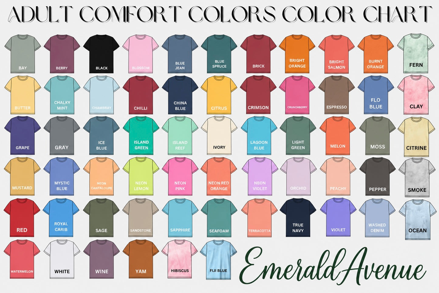 HAPPY PUFF VINYL GRAPHIC | Comfort Colors