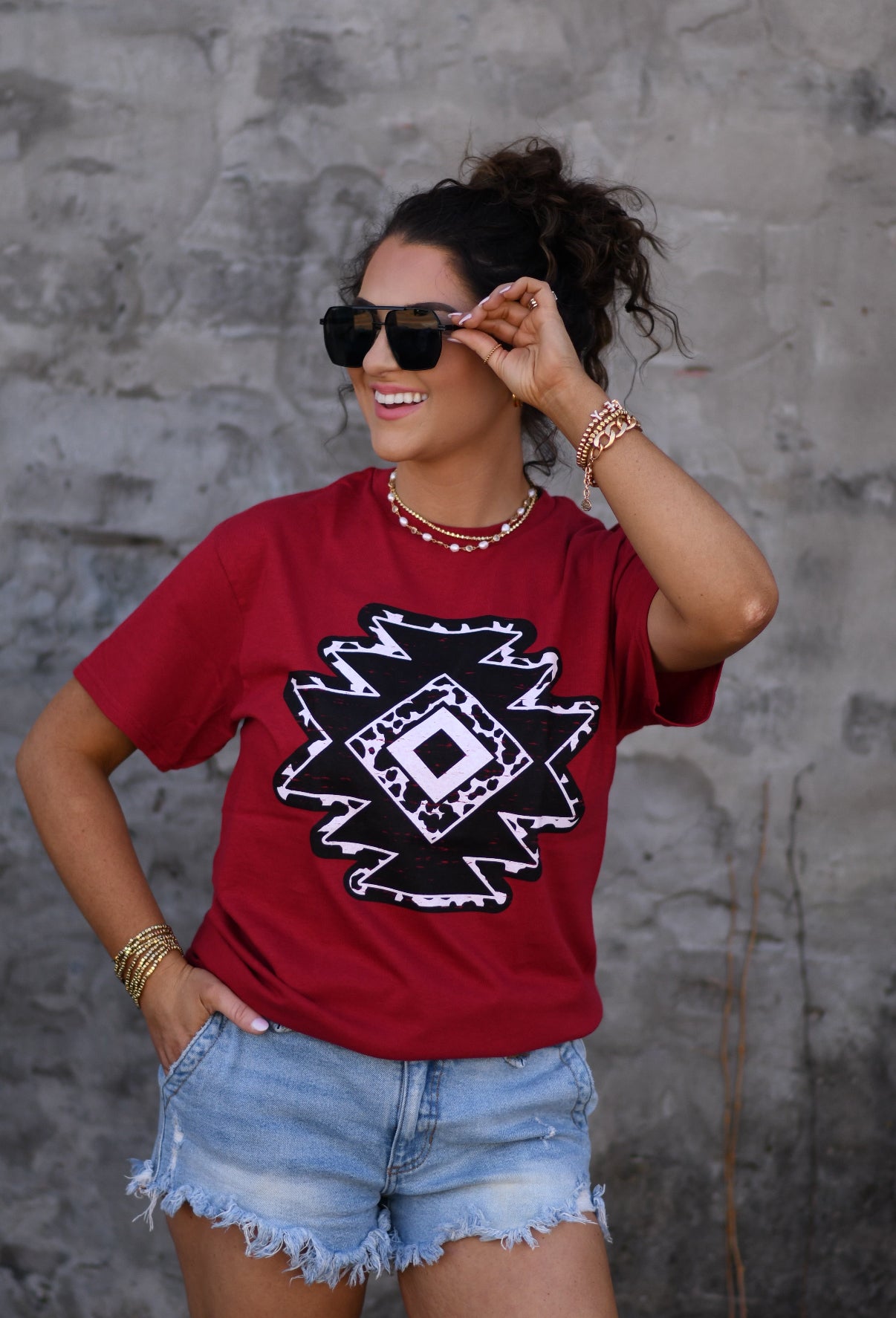 Western Aztec Tee