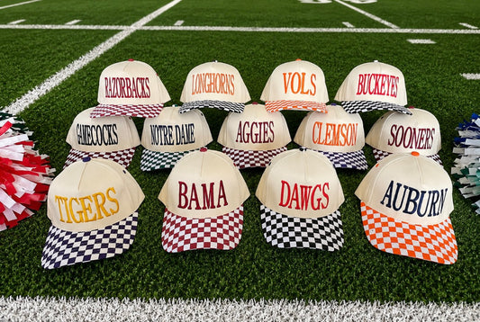 Custom Checkered Hat