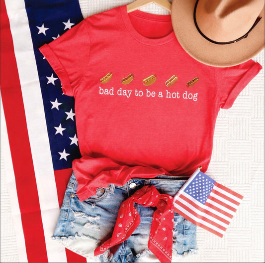 Bad Day To Be A Hot Dog Tee *FLASH SALE*