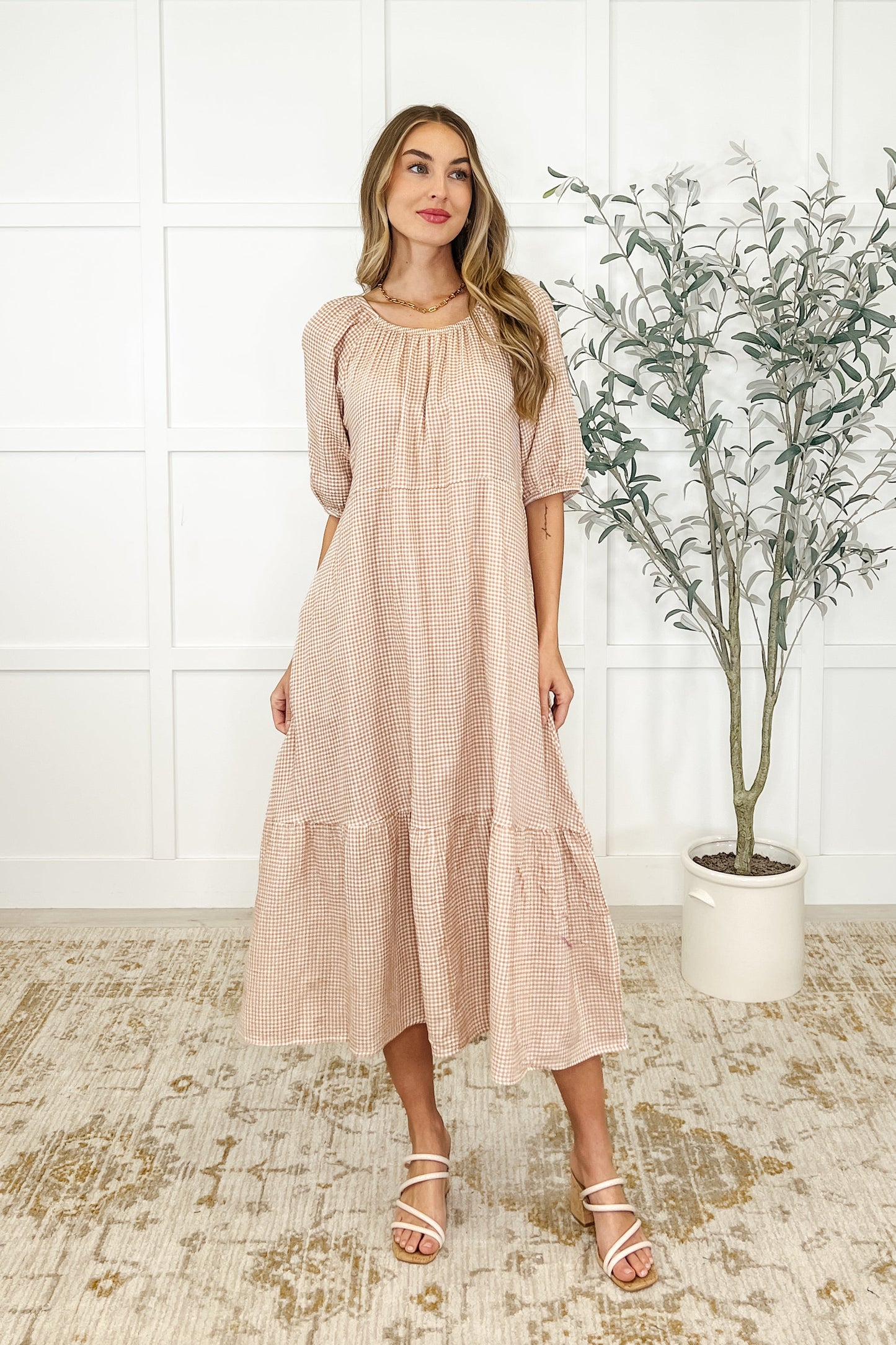 Hazel Dress in Toffee