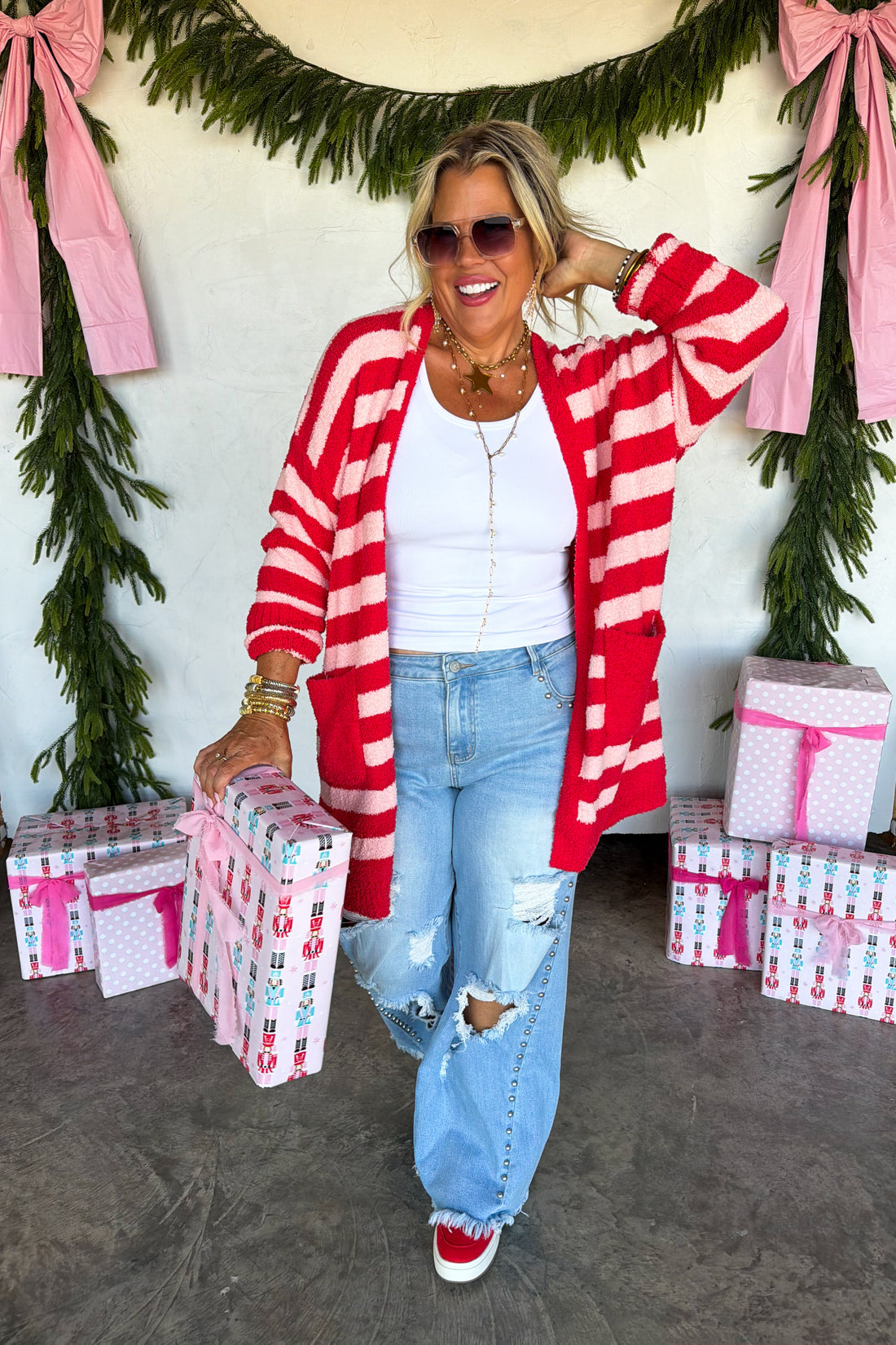 PREORDER- COZY CHRISTMAS CLOUD CARDIGAN