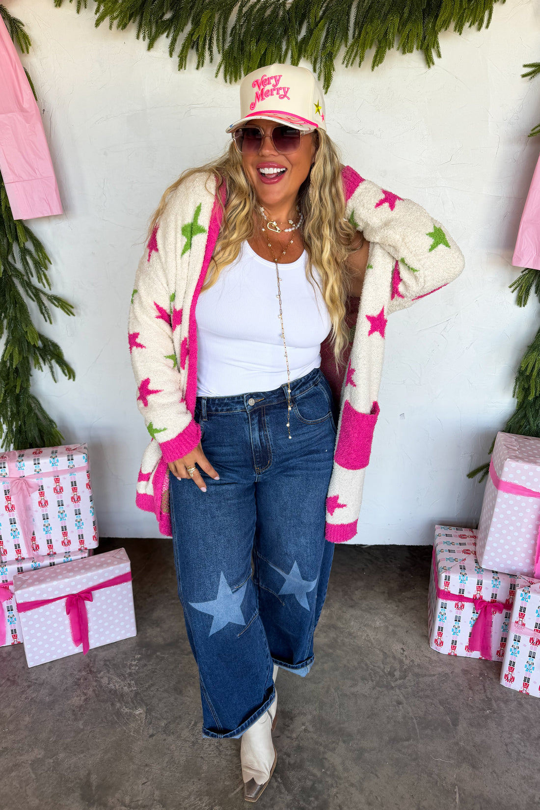 PREORDER- COZY CHRISTMAS CLOUD CARDIGAN