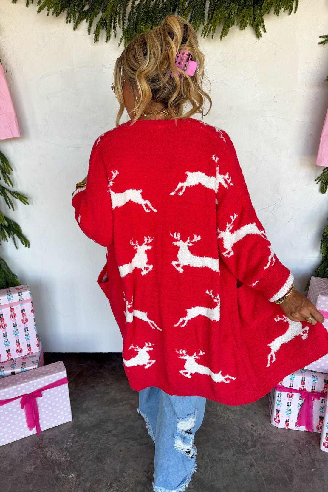 PREORDER- COZY CHRISTMAS CLOUD CARDIGAN