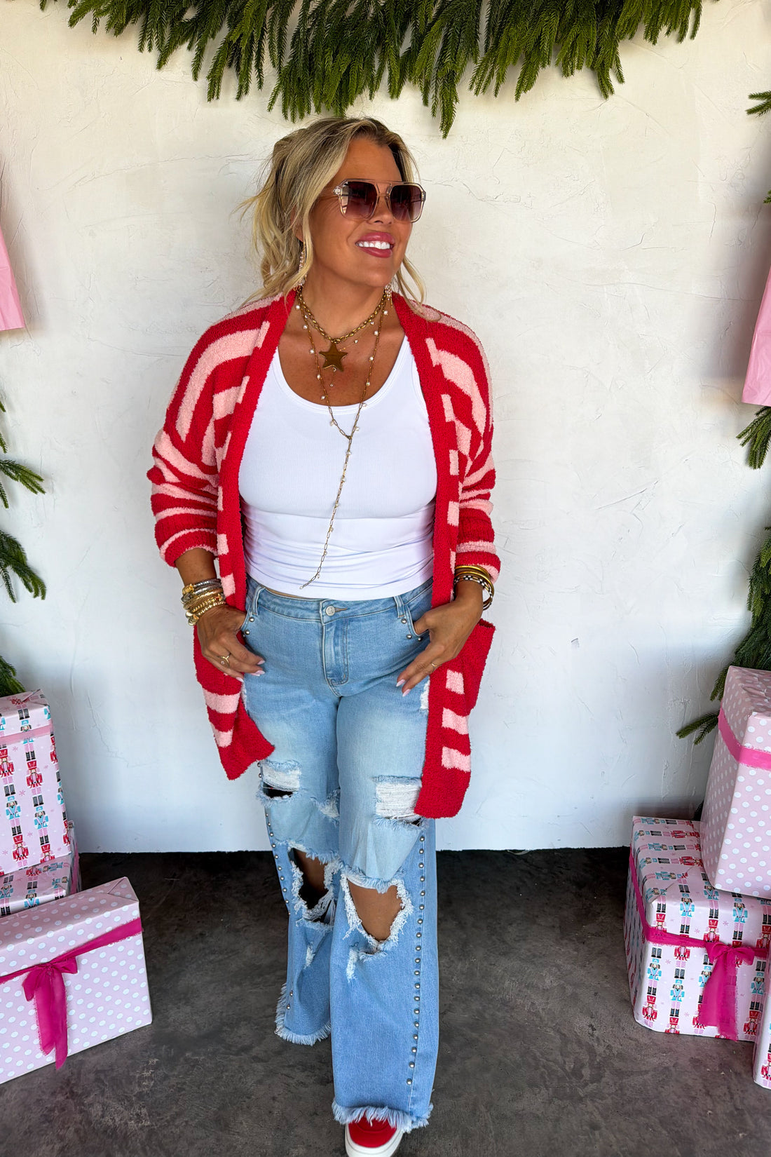 PREORDER- COZY CHRISTMAS CLOUD CARDIGAN
