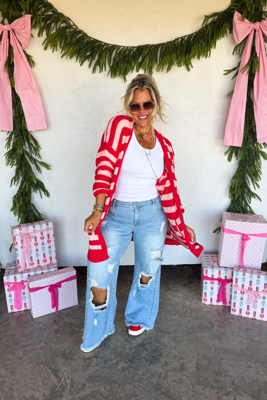 PREORDER- COZY CHRISTMAS CLOUD CARDIGAN