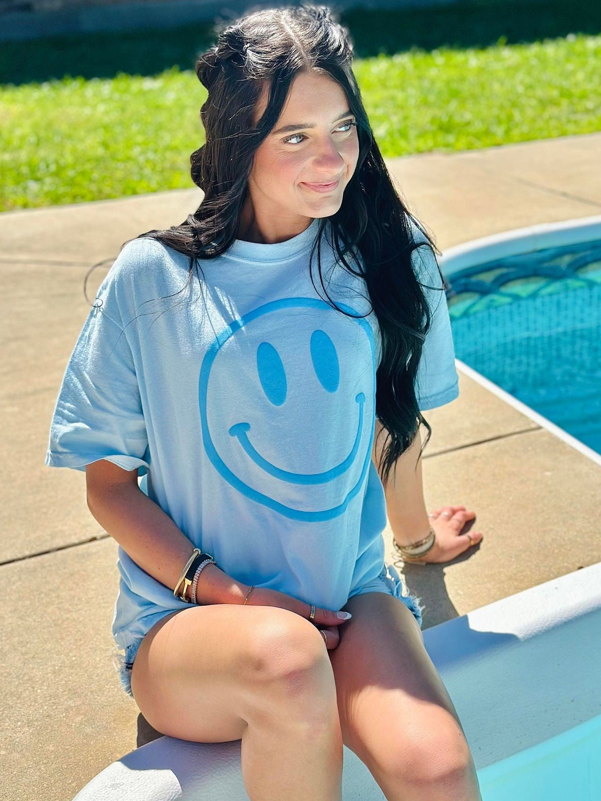 HAPPY PUFF VINYL GRAPHIC | Comfort Colors