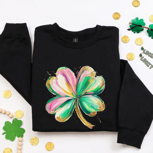 Pastel Shamrock Sweatshirt