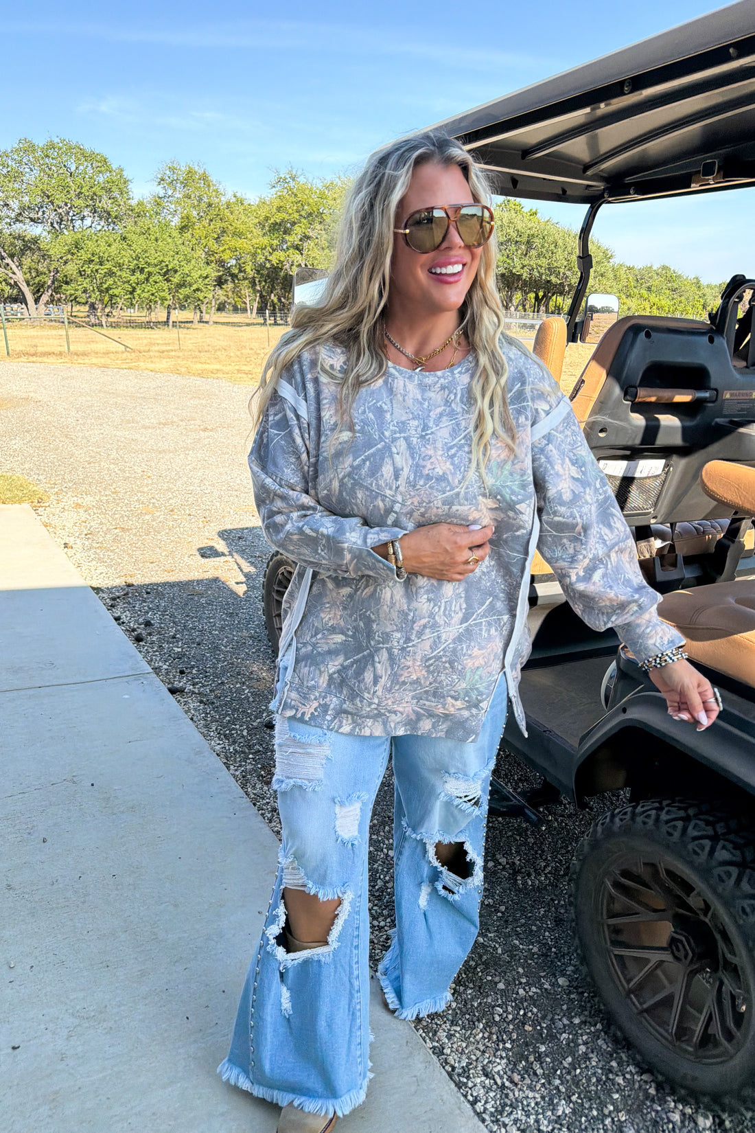 PREORDER- WANDER CAMO CLASSIC CREW PULLOVER