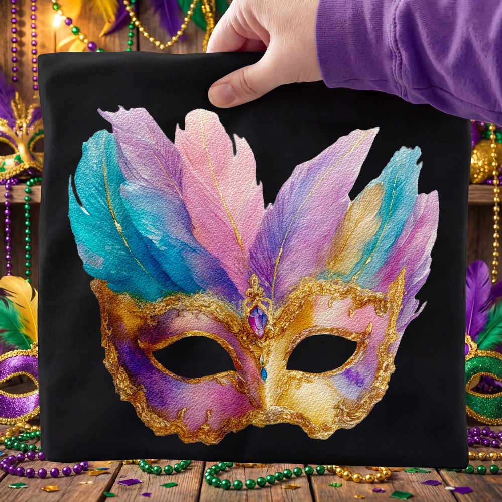 Mardi Gras Masquerade Mask Tee