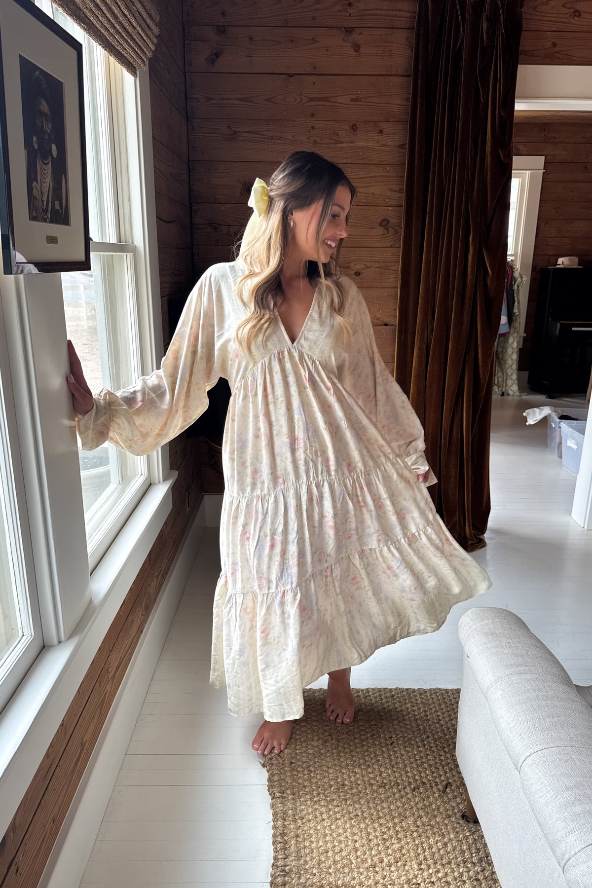 PREORDER- SPRING FLORAL KORA DRESS