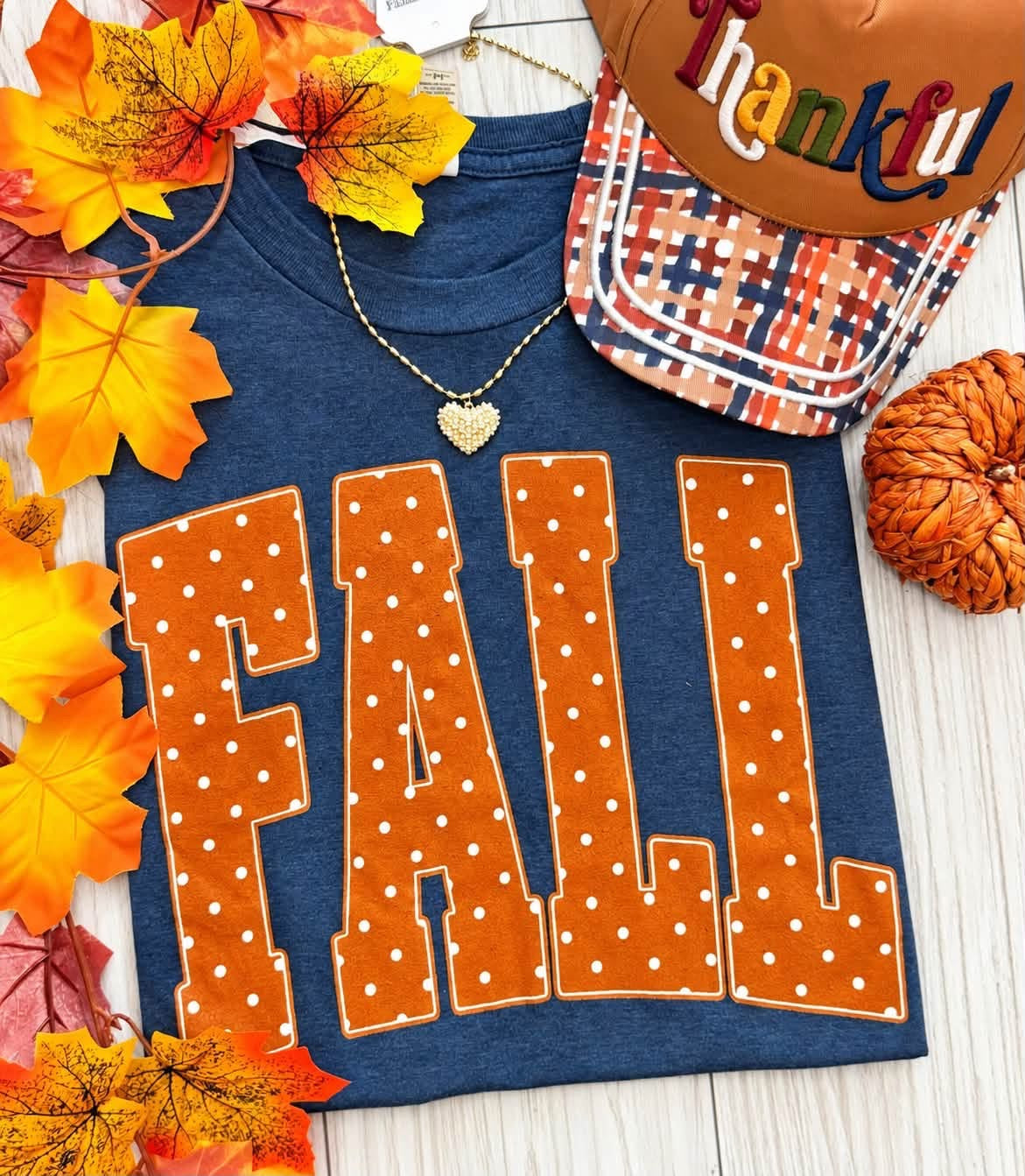 Fall Polka Dot Tee