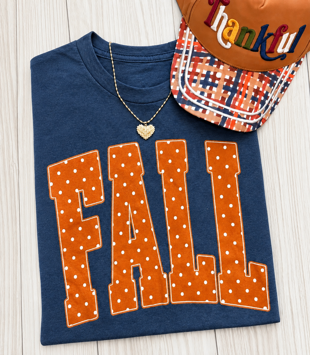 Fall Polka Dot Tee