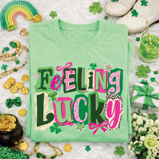 Feeling Lucky Stickers Tee *FLASH SALE*