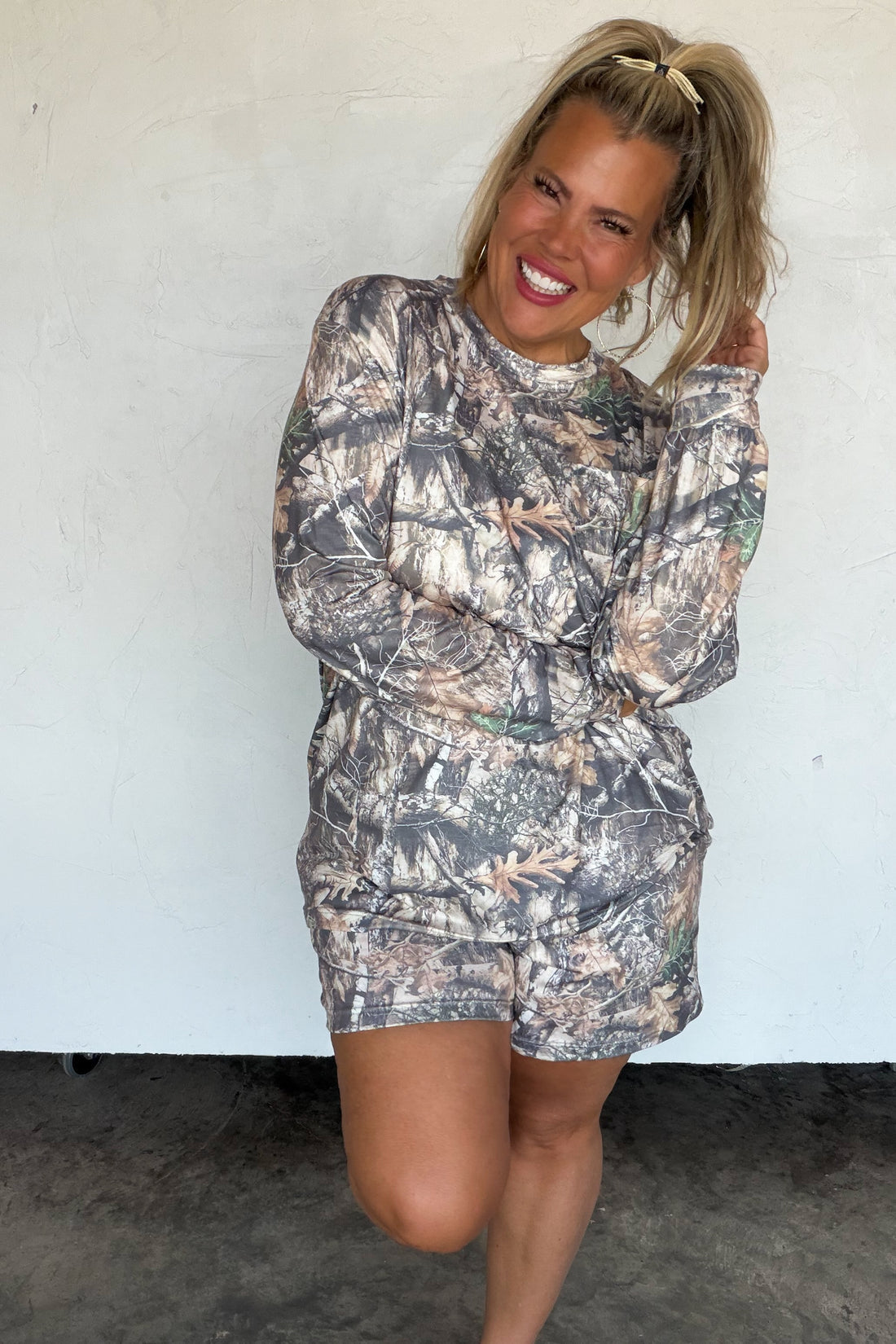 PREORDER- COZY IN CAMO LOUNGE SET