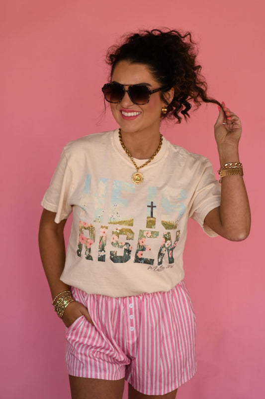 He Is Risen Scene Tee