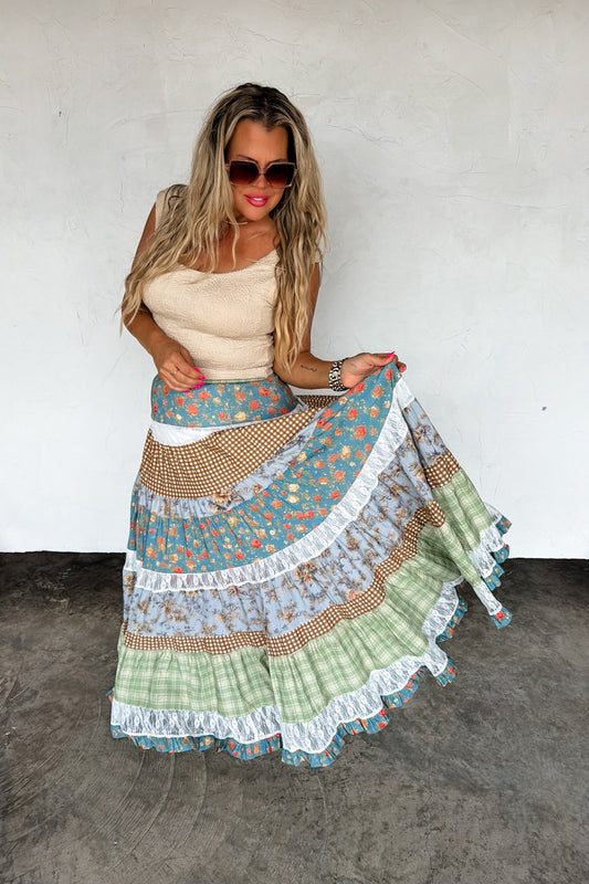 PREORDER- COUNTRY SUMMER MAXI SKIRT