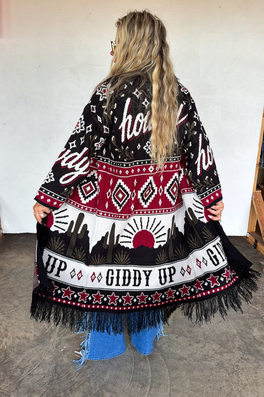 PREORDER- OUT WEST KNIT CARDIGAN