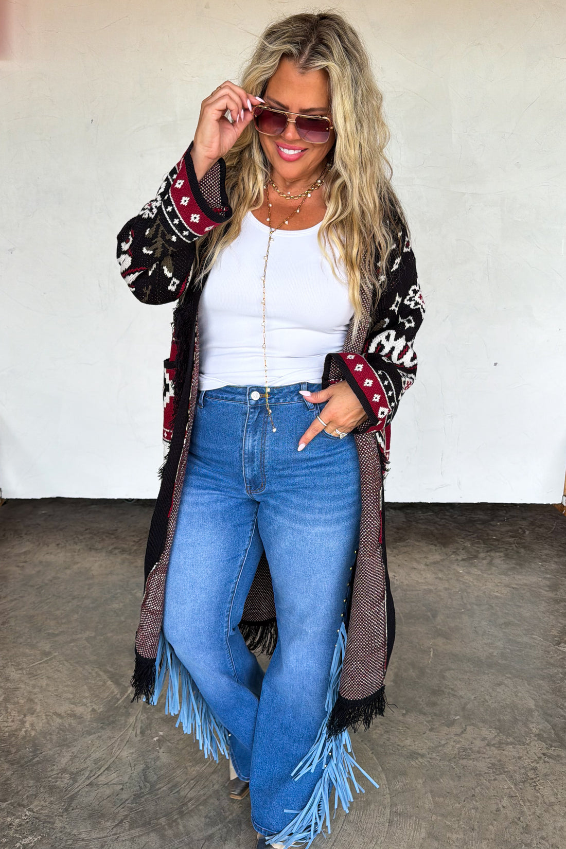 PREORDER- OUT WEST KNIT CARDIGAN