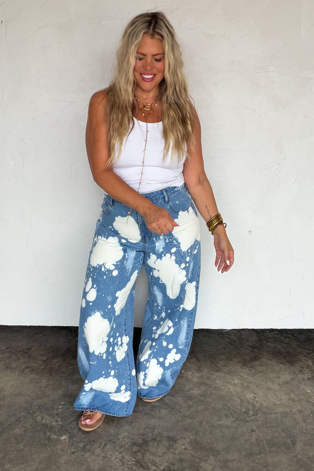 PREORDER- BLEACHED OUT BABE JEANS