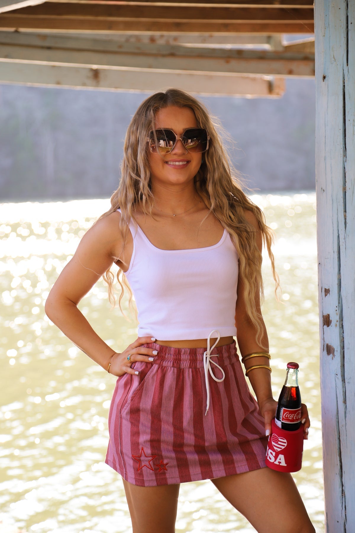 PREORDER- PRESLEY STRETCH DENIM SKIRT
