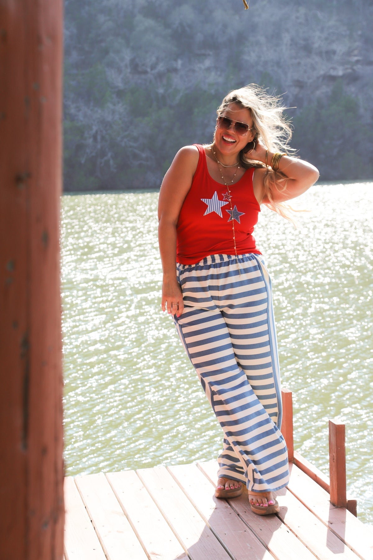 PREORDER- SUMMER DAYS STRIPE PANTS