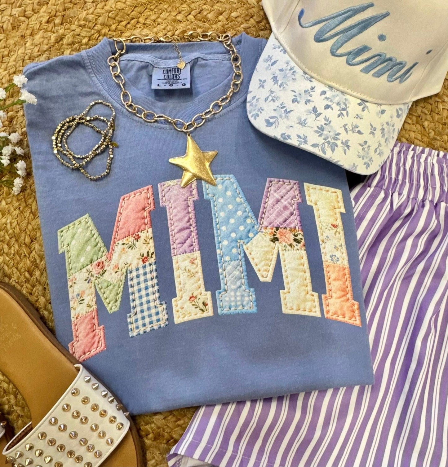 Custom Patchwork Mothers Day Tee