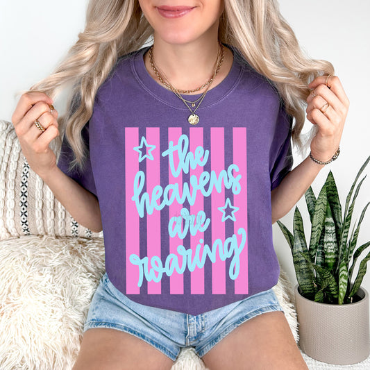 The Heavens Are Roaring Stripes Tee