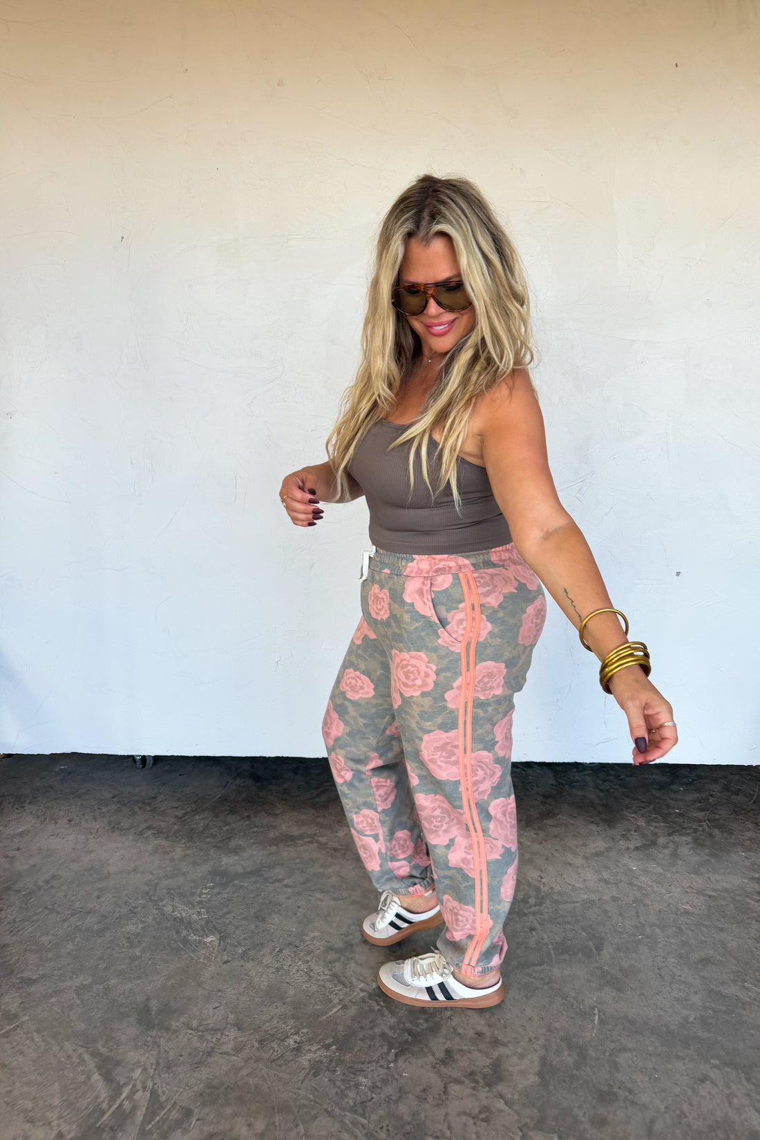 PREORDER- VINTAGE ROSE JOGGERS