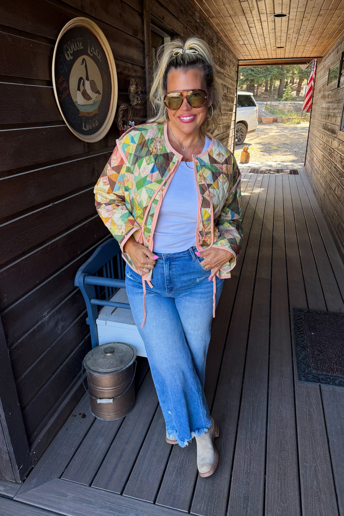 PREORDER- PATCHWORK QUILTED JACKET