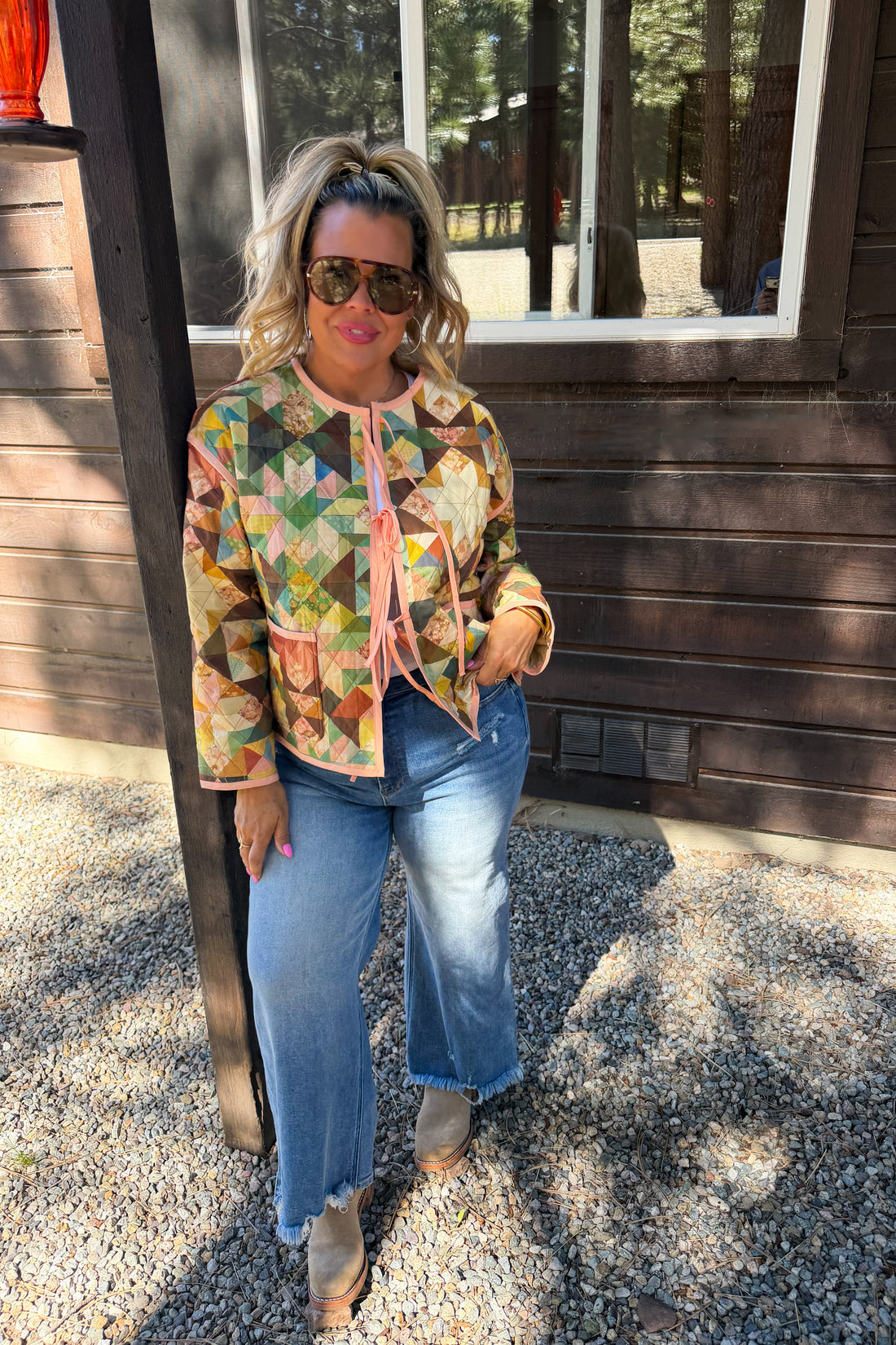 PREORDER- PATCHWORK QUILTED JACKET