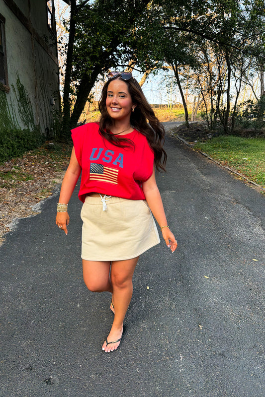 PREORDER- MAREN JOGGER SKIRT