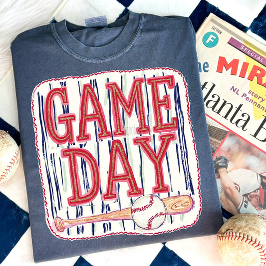 Game Day Skinny Stripes Tee